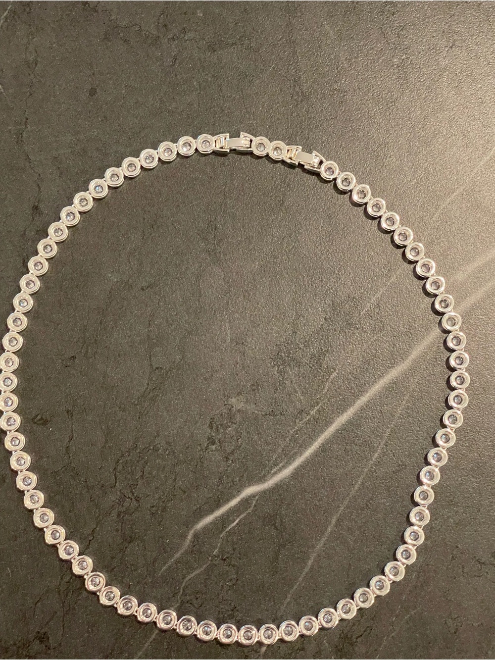 Kendra Scott Silver Tennis Necklace - Picture 4 of 5